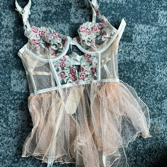 NWT For Love and Lemons Siena Teddy - Picture 3 of 5